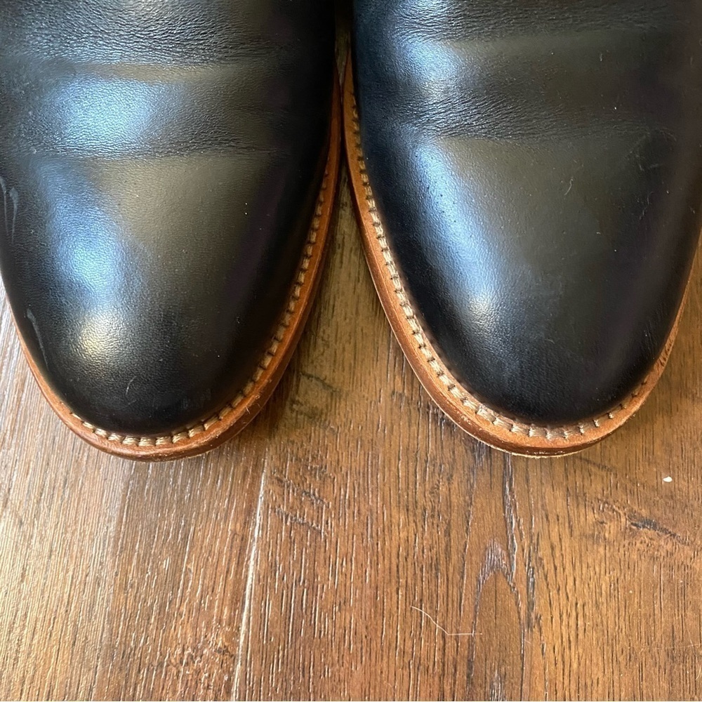 Warfield & Grand Archer Black Leather Oxford SZ 8 - Picture 9 of 15